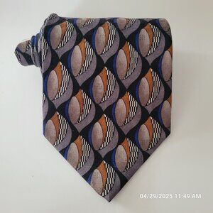 Tesoro Rosso Uomo Moda Necktie Mens  Silk Miami Design Hand Made Vintage
